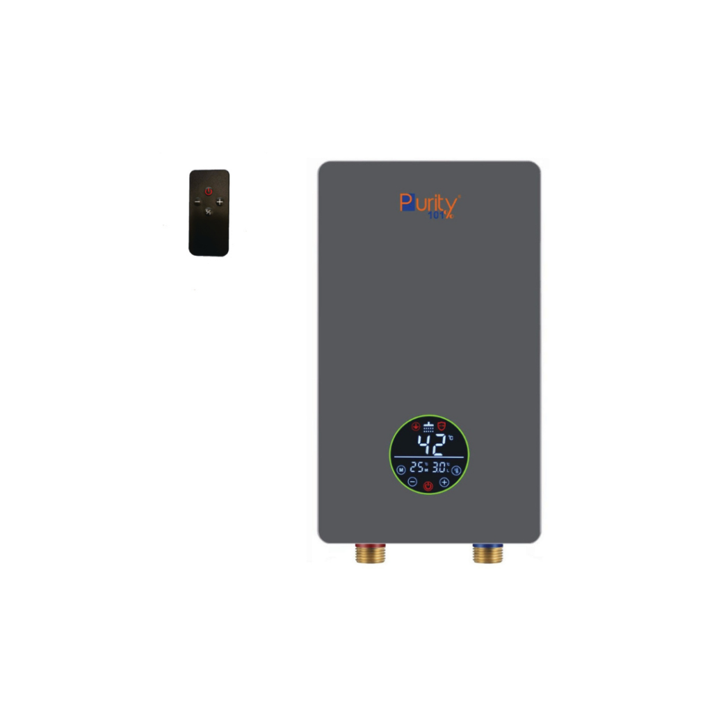 بيورتي سخان مياه فوري كهربائي 13 كيلو وات ديجيتال لون رمادى P101-13KW-GRAY