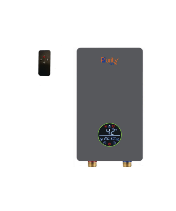 بيورتي سخان مياه فوري كهربائي 13 كيلو وات ديجيتال لون رمادى P101-13KW-GRAY