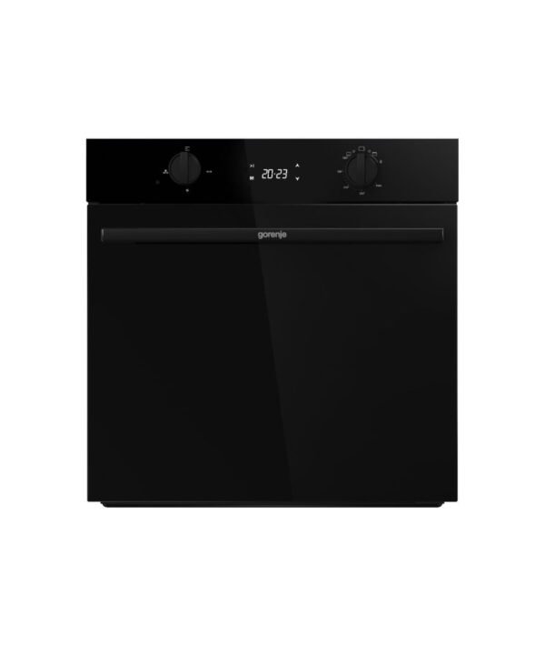 جروينيا فرن غاز بلت ان 60 سم أقصى درجة حرارة للفرن 250 درجة مئوية مروحة تبريد ديناميكية مزود بمؤقت وشاشة عرض LED اسود BOG6321DBG