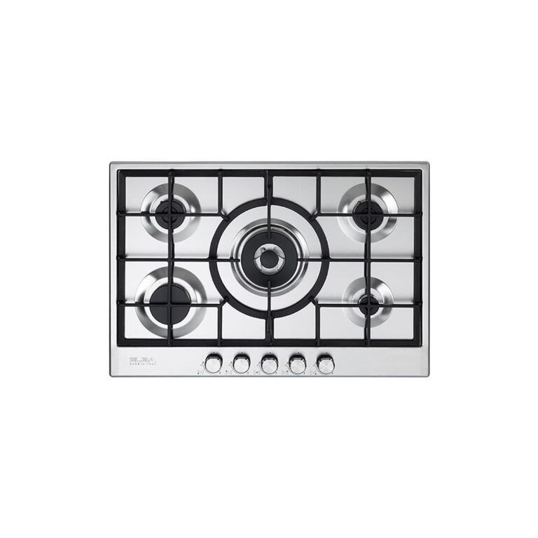 البا مسطح غاز بلت ان 75 سم 5 شعلة استانلس ELIO 75-545