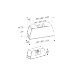 اليكا شفاط بلت إن – 60 سم قوة شفط 1100 م³/ساعة تحكم باللمس موديل ELICA PRO CT35 - Image 2