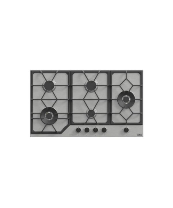 تيفا مسطح غاز بلت ان 90 سم 5 شعلة استانلس RT181