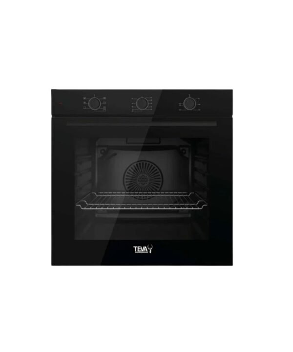 تيفا فرن غاز بلت ان 60 سم 82 لتر اسود QGSTL 75MT CS