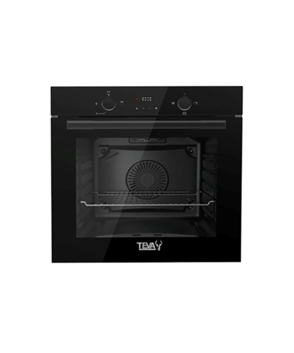 تيفا فرن غاز بلت ان 60 سم 82 لتر ديجيتال اسود QGSTL BLACK DT