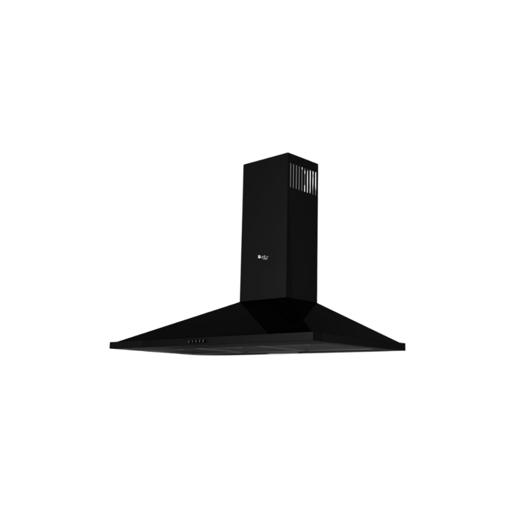 بيورتي شفاط هرمي 60 سم قوة الشفط 650 م3/س اسود ETO BL 60 cm
