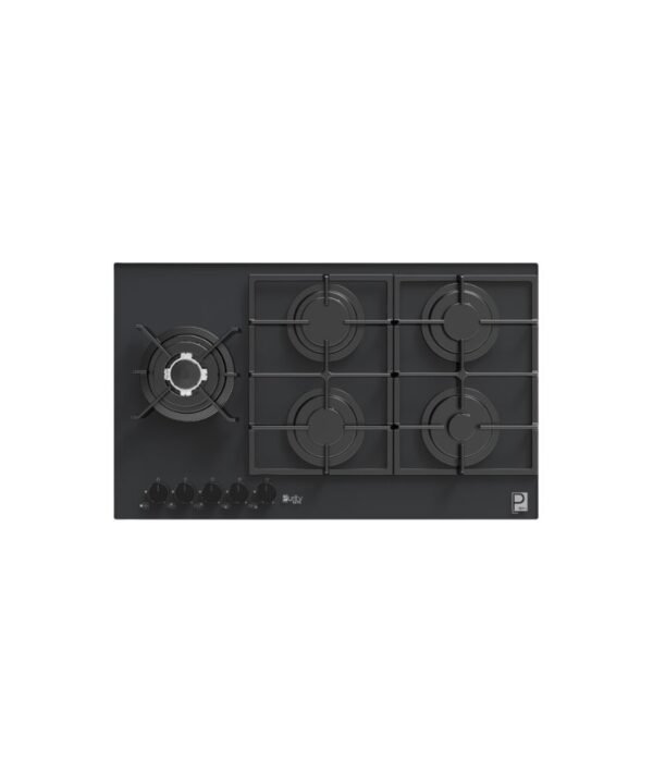 بيورتي مسطح غاز بلت ان 90 سم 5 شعلة اسود HPT912G