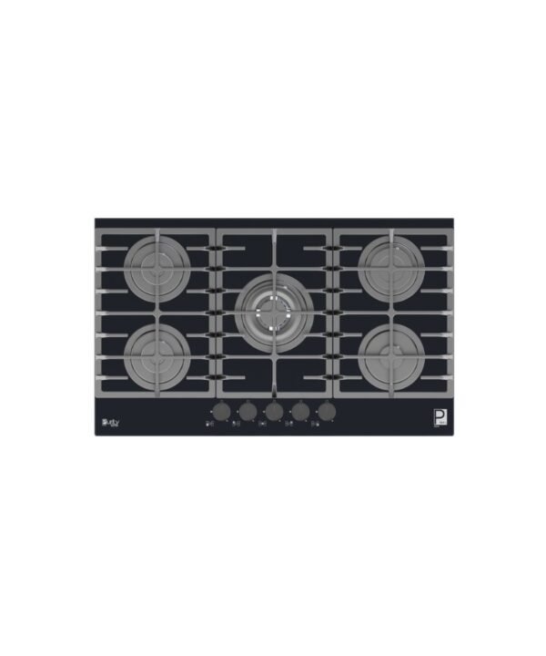 بيورتي مسطح غاز بلت ان 90 سم 5 شعلة اسود HPT906G