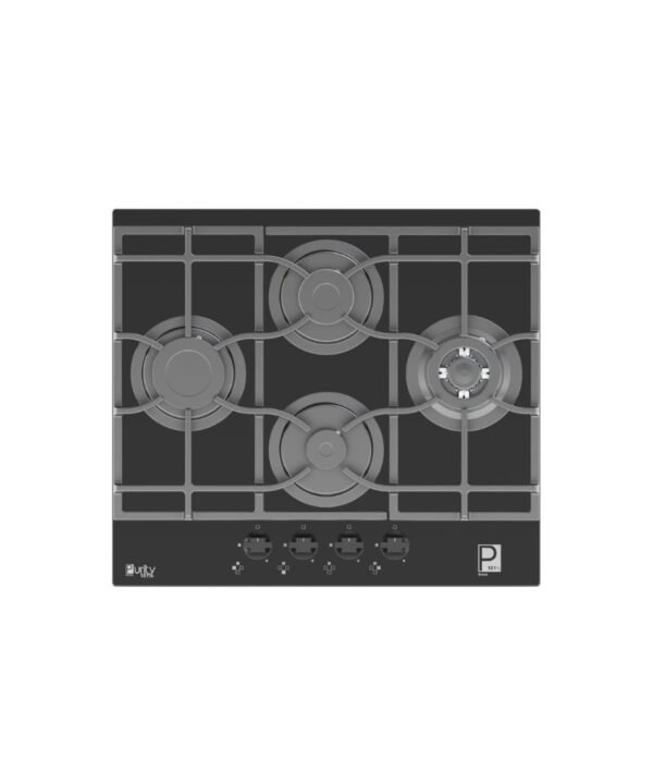 بيورتي مسطح غاز بلت ان 60 سم 4 شعلة اسود HPT652G