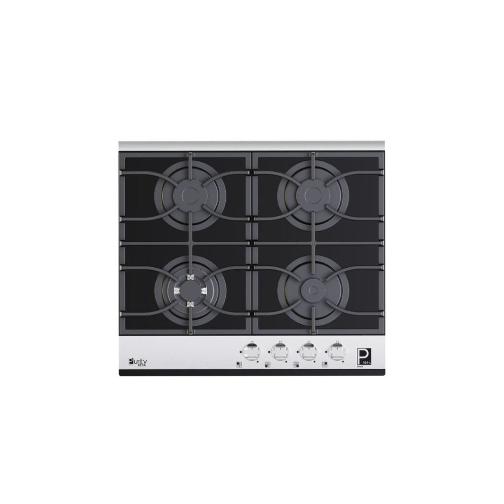 بيورتي مسطح غاز بلت ان 60 سم 4 شعلة اسود HPT622-GX