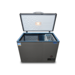 تيفا فريزر افقي 350 لتر استانلس ستيل بالكامل من الداخل لون رمادي 350S