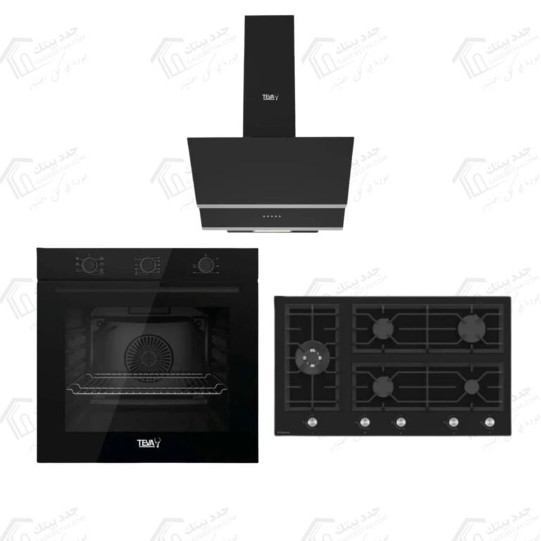 طقم بلت إن تيفا شفاط ديكورى 90 سم قوة الشفط 850 م3/س ديجيتال اسود CTW 21-BLACK تيفا مسطح بلت ان 5 شعلة 90 سم اسود SL145 تيفا فرن غاز بلت ان 60 سم 82 لتر اسود QGSTL 75MT CS