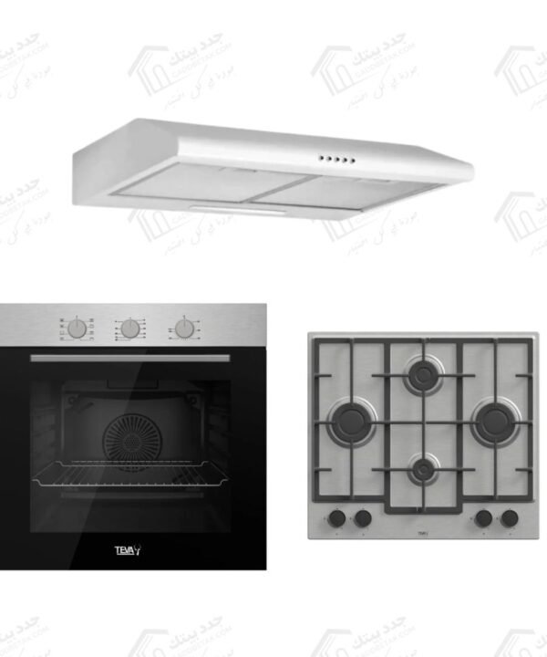طقم بلت إن تيفا شفاط مسطح 60 سم قوة الشفط 650 م3/س DK6-621 X İNOX تيفا مسطح غاز بلت 60 سم 4 شعلة استانلس LN381 تيفا فرن غاز بلت ان 60 سم 72 لتر استانلس NBGF XMT