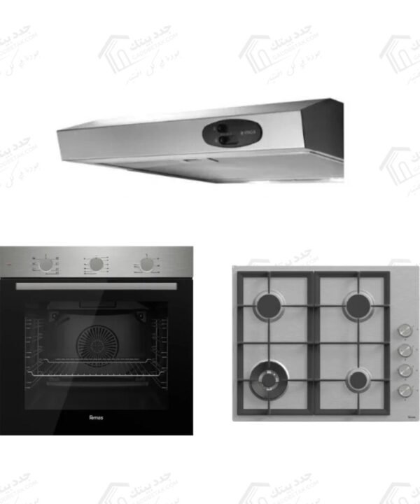 طقم بلت إن اليكا شفاط مسطح 60 سم استانليس قوة الشفط 335 م3/س KREA LX-IX-F60 كيتشن لاين مسطح غاز بلت ان 60 سم 4 شعلة أستانلس BL201/W كيتشن لاين فرن غاز بلت ان 69 لتر 60 سم أستانلس QGDMD75DM1MI