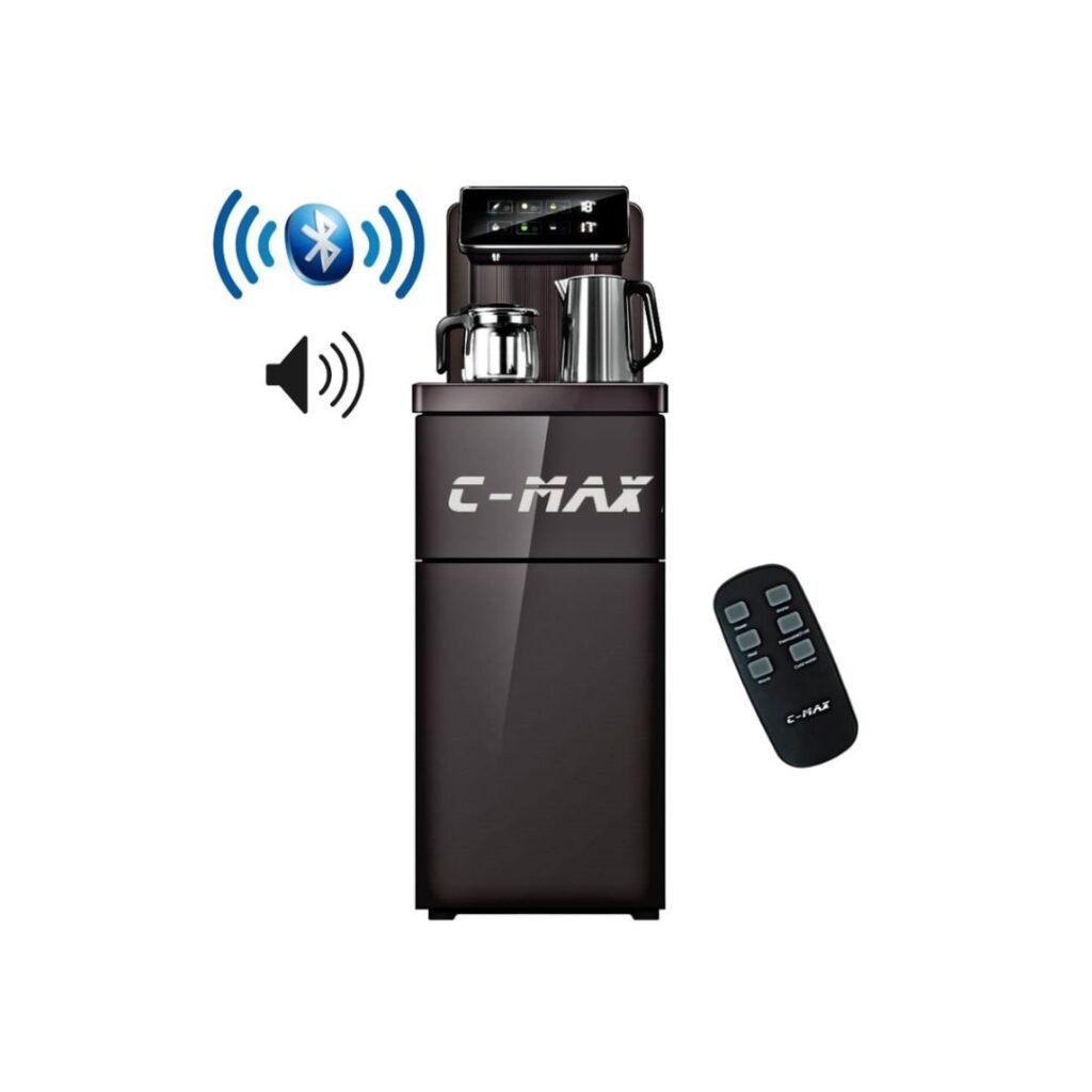 ديسبنسر سي ماكس بلس C-MAX plus بتصميم عالمى تحكم تاتش مزود بلوتوث، سينسور أمان، تبريد فائق وتسخين حتى 100°، براد مدمج، ريموت