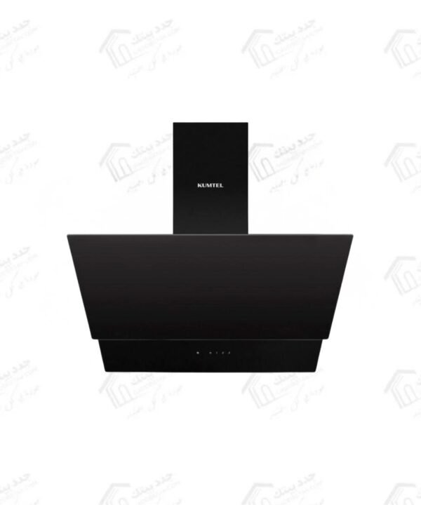 كومتيل شفاط ديكورى 60 سم قوة الشفط 650 م3/س بتصميم فاخر من الزجاج الكريستال الأسود DA6-835-BL-AnkastreSiyah