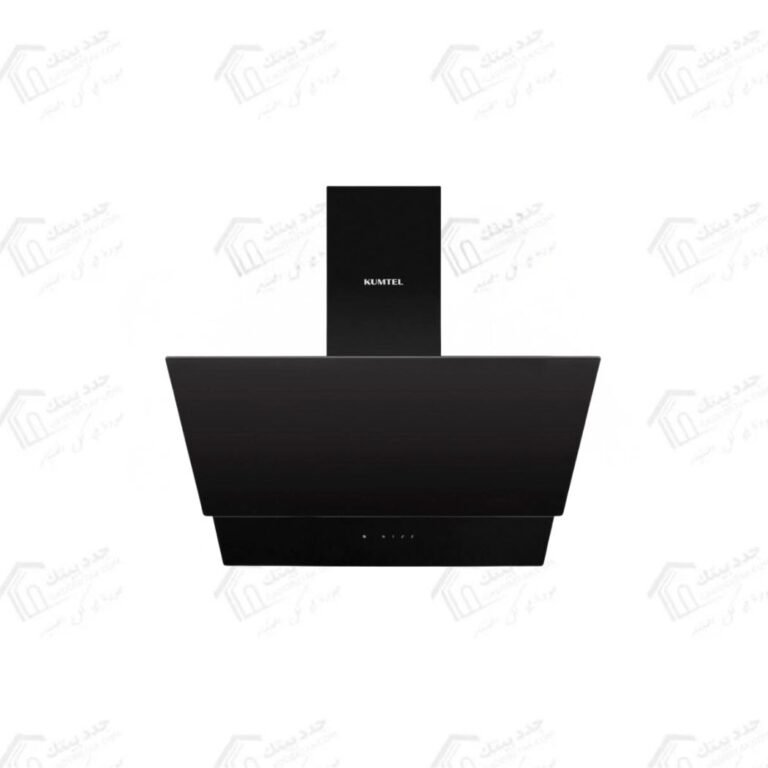 كومتيل شفاط ديكورى 60 سم قوة الشفط 650 م3/س بتصميم فاخر من الزجاج الكريستال الأسود DA6-835-BL-AnkastreSiyah