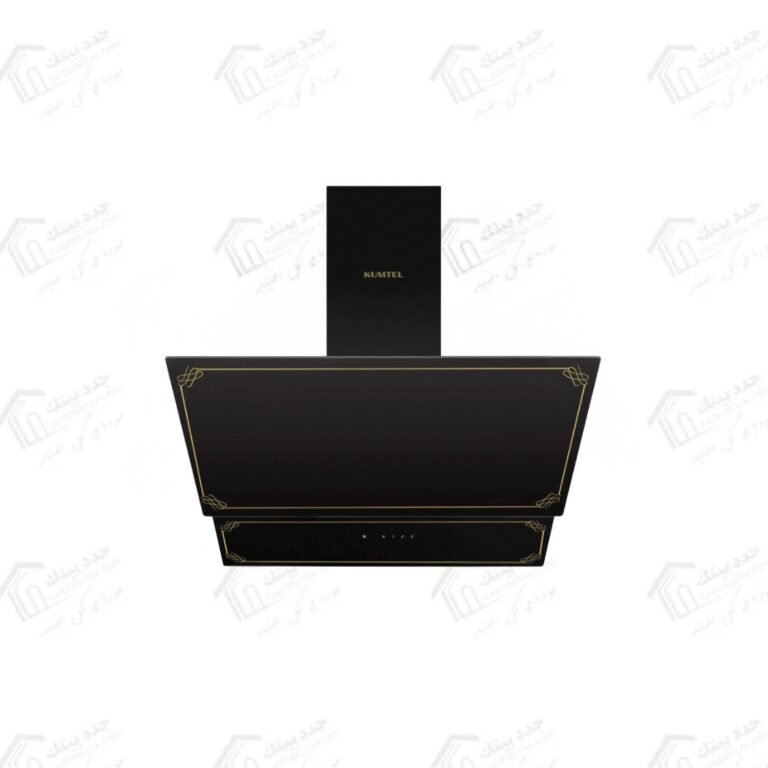 كومتيل شفاط ديكورى 60 سم قوة الشفط 650 م3/س بتصميم فاخر من الزجاج الكريستال الأسود DA6-835-BL-Rustiq