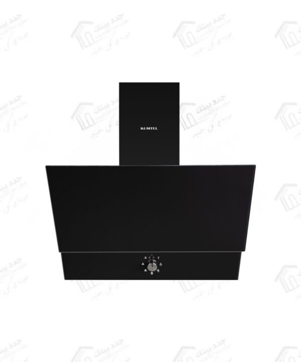 كومتيل شفاط ديكورى 60 سم قوة الشفط 450 م3/س بتصميم فاخر من الزجاج الكريستال الأسود DA6-830-BL