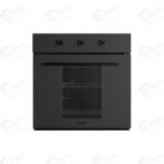 كومتيل فرن كهرباء بلت إن كومتيل مقاس 60 سم 60 لتر بتصميم فاخر من Magic Black Glass الزجاج الأسود العاكس B66-SF2-Magic Glass