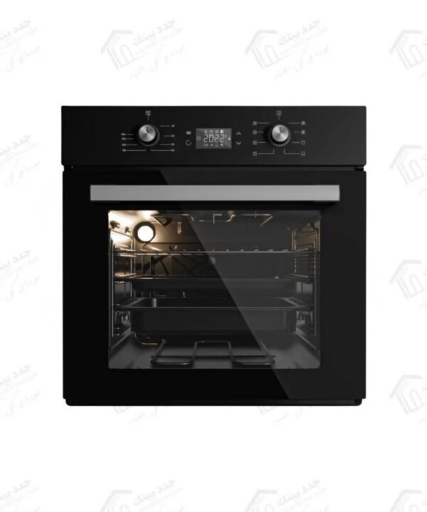 كومتيل فرن كهرباء بلت إن مقاس 60 سم 60 لتر بتصميم فاخر من زجاج Anthracite باللون الاسود B66-SF2 Anthracite Glass