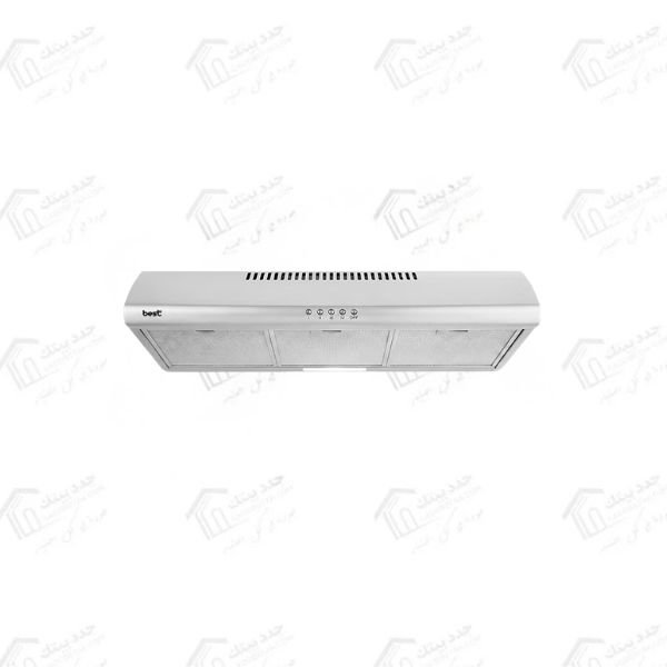 بيست اير شفاط مسطح 80 سم قوة الشفط 650 م3/س بتصميم كلاسيكي أنيق من الاستانلس ستيل WAVE PLUS 80CM INOX
