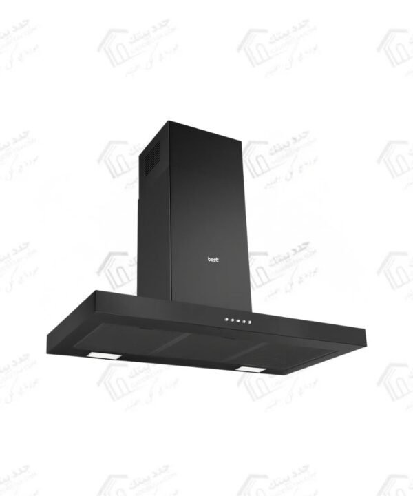بيست اير شفاط 90 سم حرف T قوة الشفط 1000 م3/س بتصميم فاخر باللون الأستانلس الاسود TPRO 90CM BK