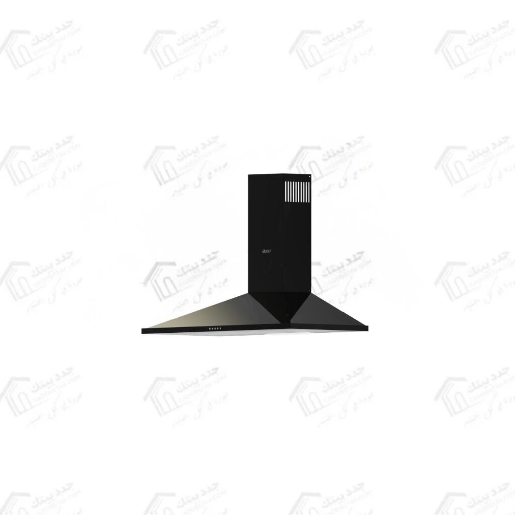 كويست شفاط هرمي 90 سم قوة الشفط 850 م3/س بتصميم فاخر من الاستانلس ستيل الاسود Era BL 90 CM