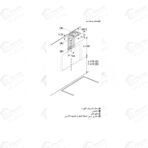 ⁦بوش شفاط مطبخ من سلسلة Series 4 بمقاس 60 سم مزود بقوة استخراج هواء تصل إلى 700 م³/ساعة وتصميم ديكوري مائل باللون الأسود DWK66PJ60T⁩ - الصورة ⁦7⁩