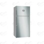 بوش ثلاجة وفريزر KDN86AI3E9 سعة 687 لتر بتقنية Total No Frost وVitaFresh من سلسلة Series 6 بتصميم قائم بذاته مع فريزر علوي، وتشطيب ستانلس ستيل مقاوم لبصمات الأصابع KDN86AI3E9