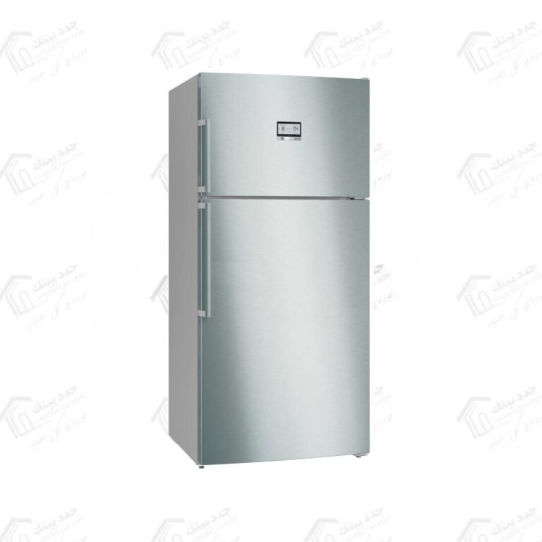 بوش ثلاجة وفريزر KDN86AI3E9 سعة 687 لتر بتقنية Total No Frost وVitaFresh من سلسلة Series 6 بتصميم قائم بذاته مع فريزر علوي، وتشطيب ستانلس ستيل مقاوم لبصمات الأصابع KDN86AI3E9