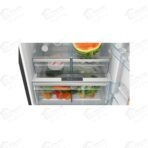 بوش ثلاجة وفريزر سعة 526 لتر بتقنية NoFrost وVitaFresh XXL من سلسلة Series 6 بتصميم قائم بذاته مع فريزر سفلي وتشطيب Dark Inox أسود KGN76CXEE8 - الصورة 4