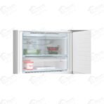 بوش ثلاجة وفريزر KGN86CI3E8 سعة 631 لتر بتقنية NoFrost وVitaFresh XXL من سلسلة Series 6 بتصميم قائم بذاته مع فريزر سفلي وتشطيب أنيق من الستانلس ستيل - الصورة 5