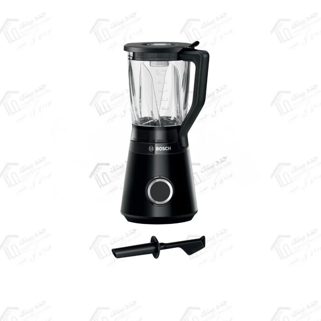 بوش خلاط VitaPower MMB6172B قدرة 1200 وات وسعة 1.5 لتر من سلسلة Series 4 VitaPower بتصميم أنيق باللون الأسود