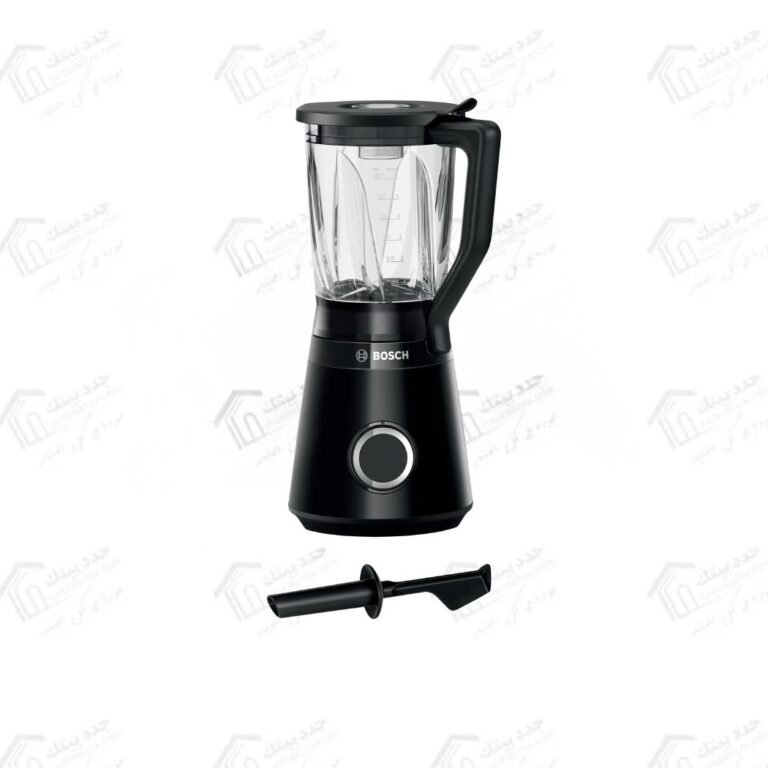 بوش خلاط VitaPower MMB6172B قدرة 1200 وات وسعة 1.5 لتر من سلسلة Series 4 VitaPower بتصميم أنيق باللون الأسود