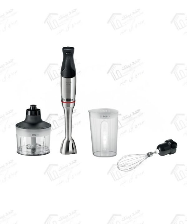 بوش هاند بلندر ErgoMaster MSM6M831 قدرة 1200 وات مع QuattroBlade System Pro من سلسلة ErgoMaster Series 6 بتصميم أنيق من الستانلس ستيل