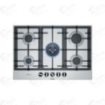 بوش مسطح غاز بلت ان من سلسلة Series 6 بتصميم بلت إن أنيق من الستانلس ستيل، وبعرض 75 سم PCQ7A5B90