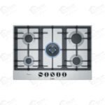 بوش مسطح غاز بلت ان من سلسلة Series 6 بتصميم بلت إن أنيق من الستانلس ستيل، وبعرض 75 سم PCQ7A5B90