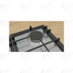 ⁦بوش مسطح غاز بلت إن PCR9A5I90 مقاس 90 سم مزود بـ 5 شعلات مع FlameSelect من سلسلة Series 6 بتصميم بلت إن أنيق بعرض 90 سم وسطح من الستانلس ستيل⁩ - الصورة ⁦6⁩