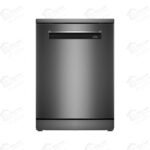 بوش غسالة أطباق SMP6EMC00V مقاس 60 سم سعة 14 فرد مع Home Connect من سلسلة Series 6 بتصميم أنيق باللون الإينوكس الأسود المقاوم للبصمات
