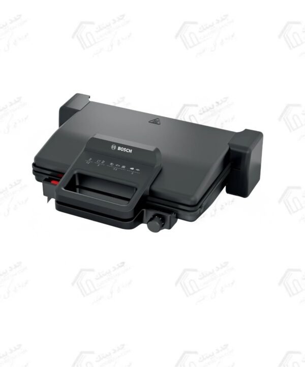 بوش شواية كهربائية TCG3323 بقوة 2000 وات 3 وضعيات للشواء وسطح قابل للإزالة بتصميم أنيق باللون الأسود