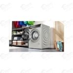 ⁦بوش غسالة ملابس أوتوماتيك تحميل أمامي WGB2440XEG سعة 9 كجم و1400 لفة/دقيقة من سلسلة Series 8 بتصميم أنيق باللون الجرافيتي⁩ - الصورة ⁦7⁩