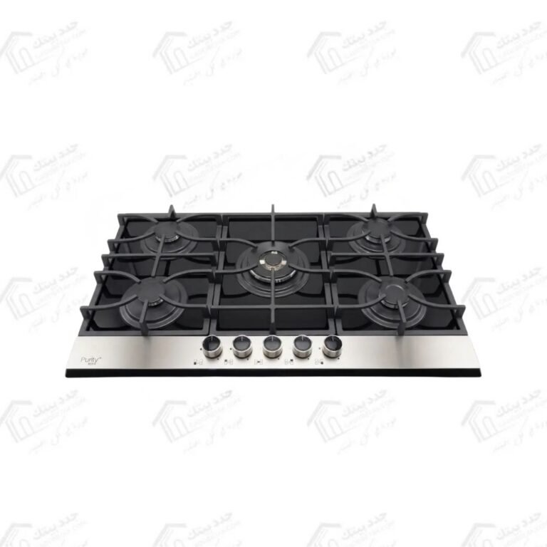 بيورتي مسطح غاز بلت ان بمقاس 90 سم مزود بـ 5 شعلات وتصميم أسود أنيق HPT919BL