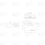 ⁦اليكا شفاط مطبخ مسطح مقاس 60 سم قوة الشفط 450 م3/س بتصميم أنيق من الاستانلس ستيل KREA LX-IX-F60 ( بضمان سميج)⁩ - الصورة ⁦3⁩